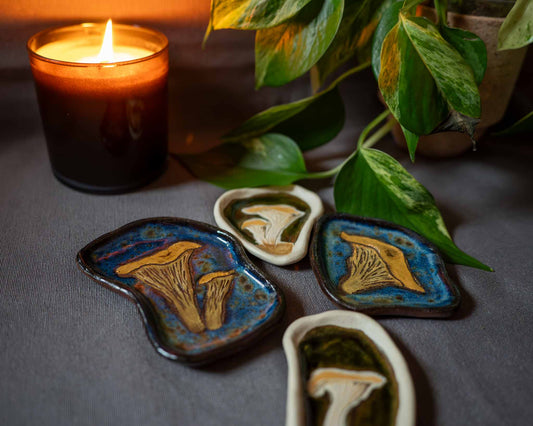 chanterelle trinket dishes