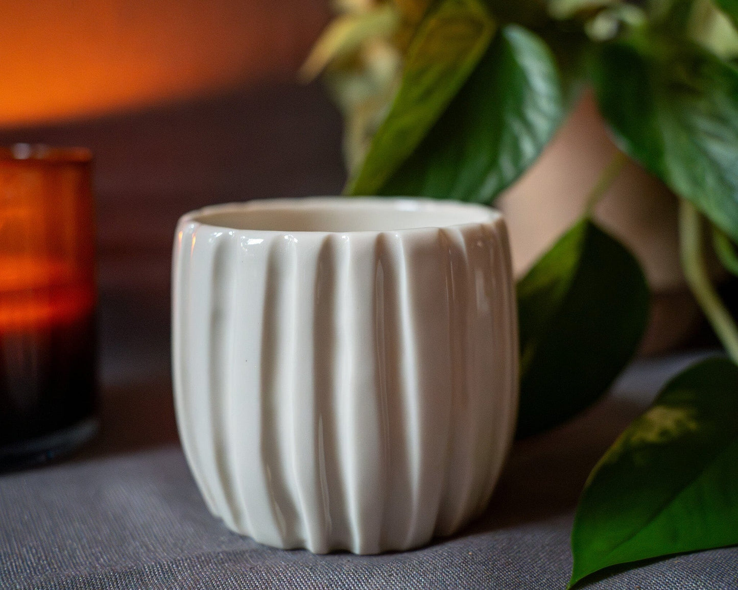 translucent porcelain tea candle holders Ang Makes Things