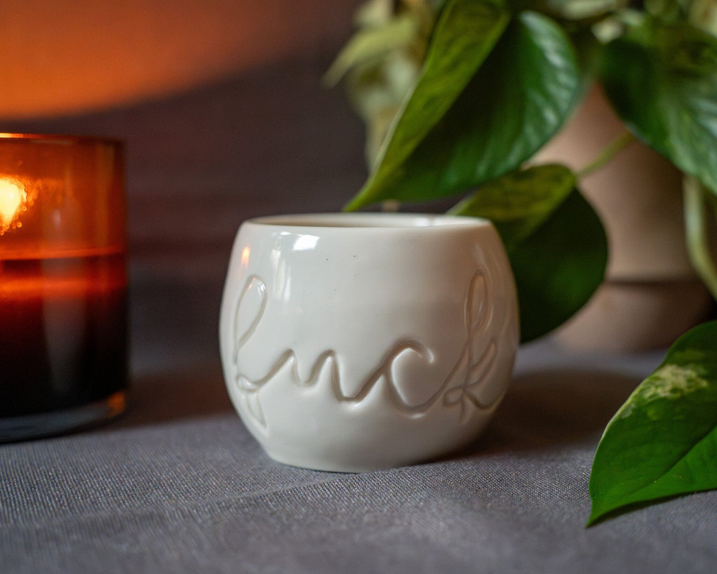 translucent porcelain tea candle holders Ang Makes Things "Fuck"