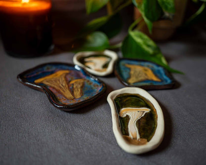 chanterelle trinket dishes
