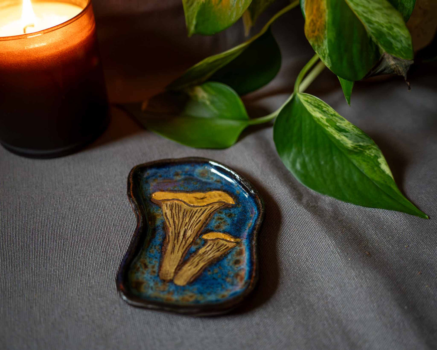 chanterelle trinket dishes