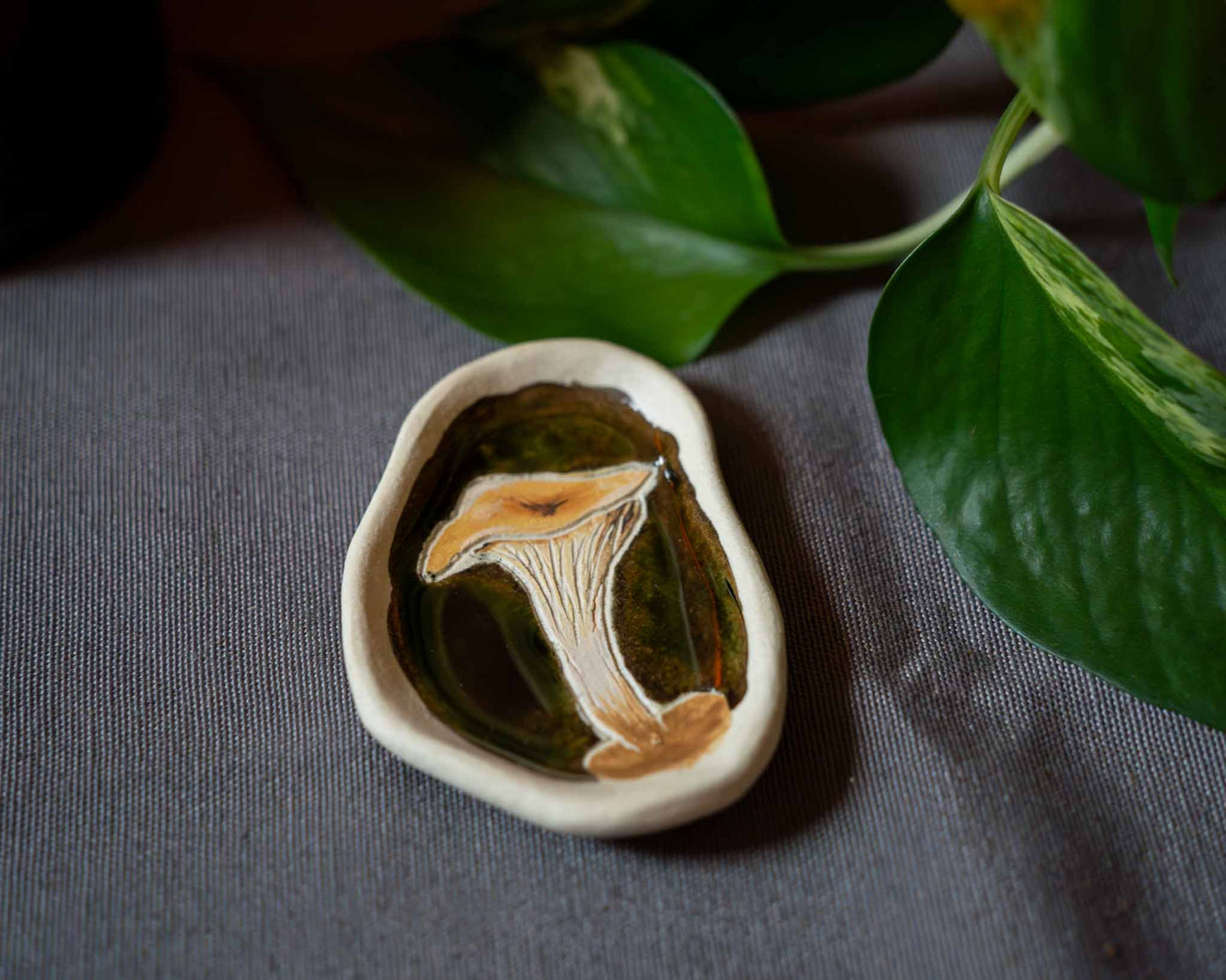 chanterelle trinket dishes
