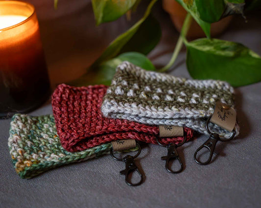 tumbler cozies with keychain clasp
