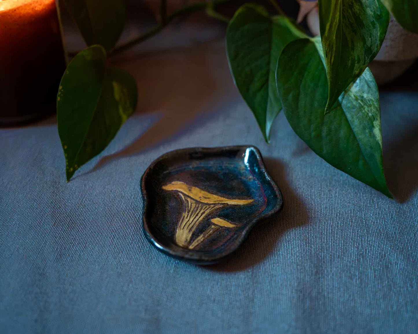 chanterelle trinket dishes