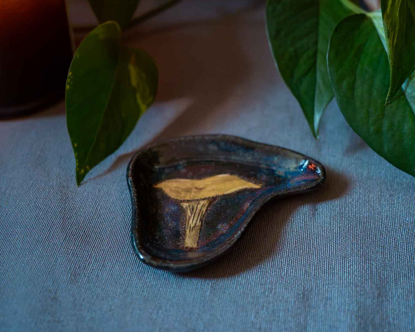 chanterelle trinket dishes