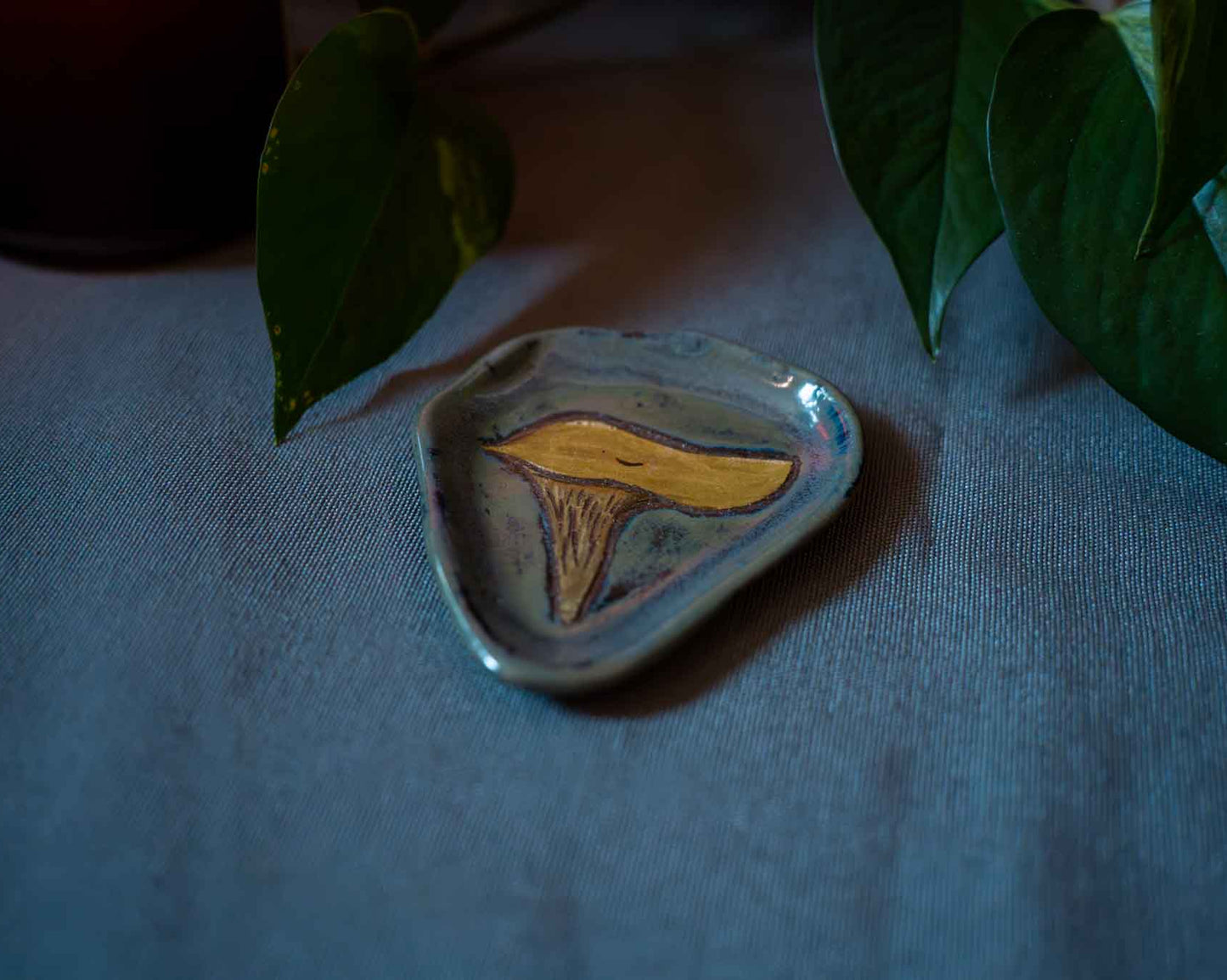 chanterelle trinket dishes