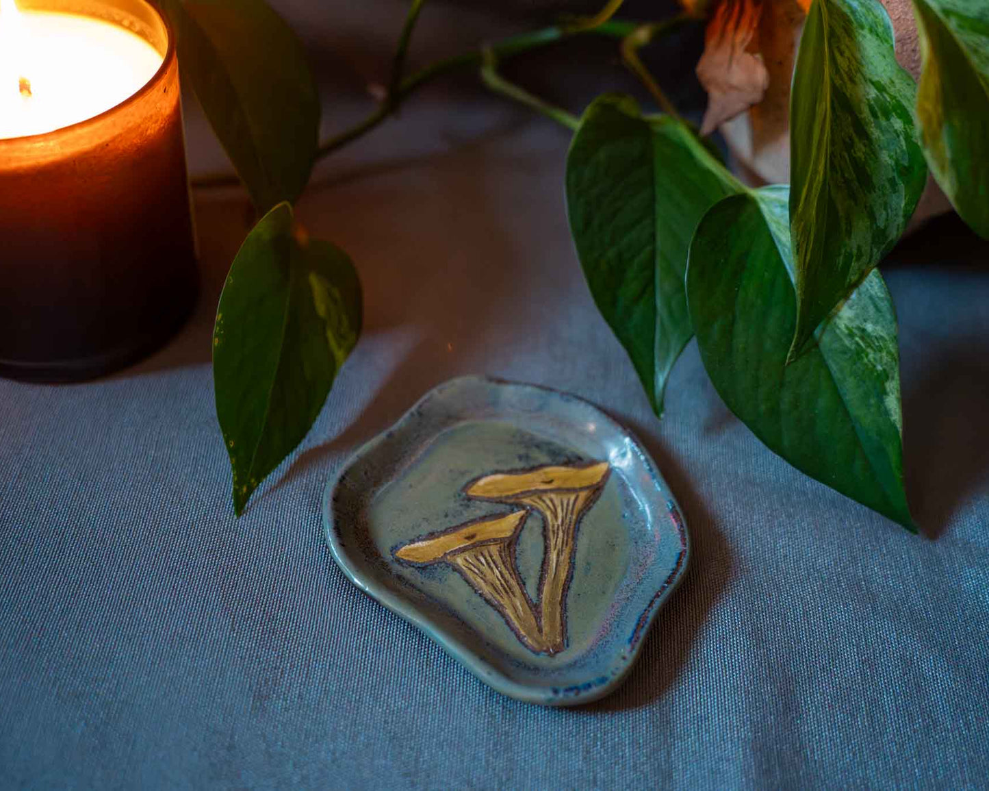 chanterelle trinket dishes