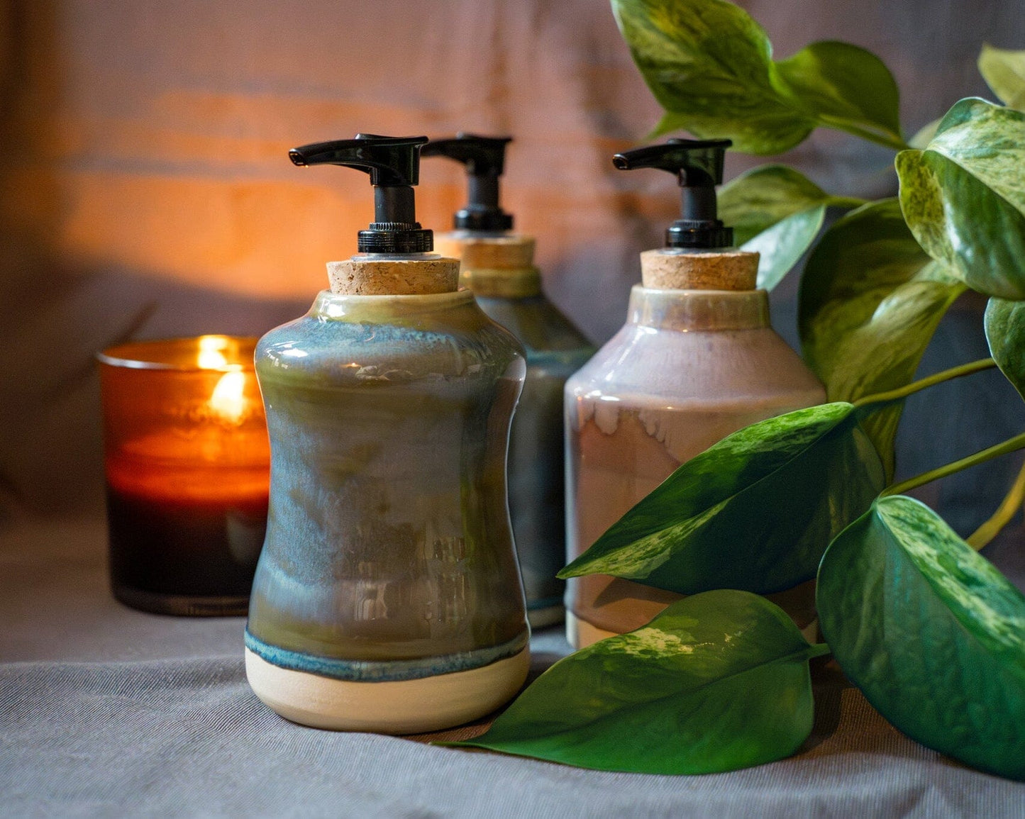 soap dispensers Ang Makes Things Green Tea Curvy 